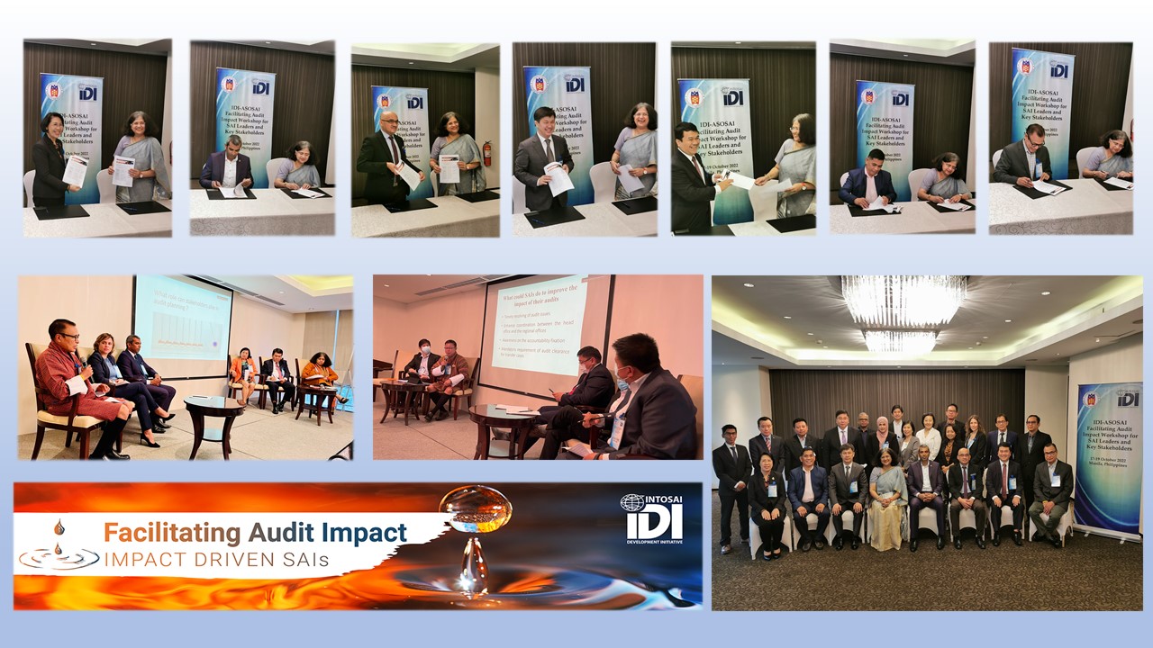 Eight SAIS from ASOSAI region commit to ‘Facilitating Audit Impact’ at the IDI-ASOSAI workshop for SAI leaders and stakeholders